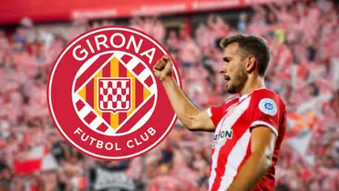 Cristhian Stuani celebrando un gol con el uniforme del Girona en España