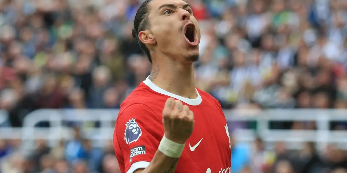 Darwin Núñez y su grito de gol en Liverpool