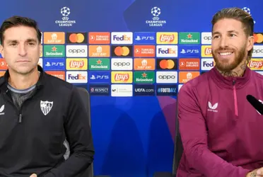 Diego Alonso está en el ojo de la tormenta en Sevilla y Sergio Ramos habló de ello en conferencia de prensa