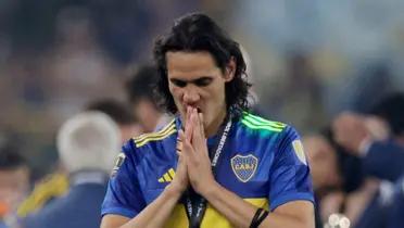 Edinson Cavani en Boca