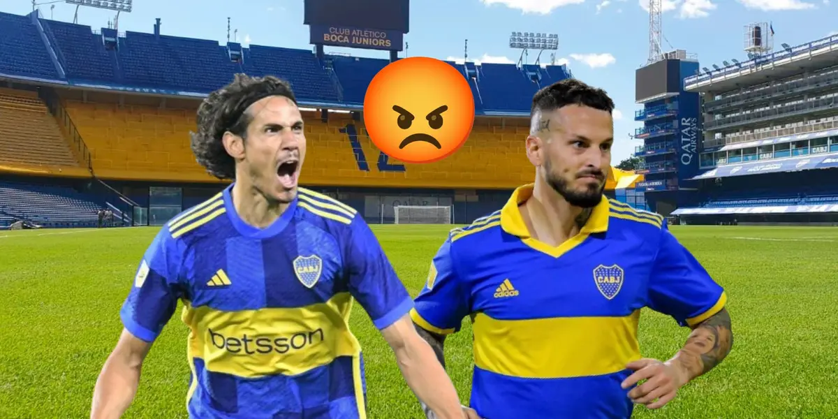 Edinson Cavani y Darío Benedetto en Boca Juniors