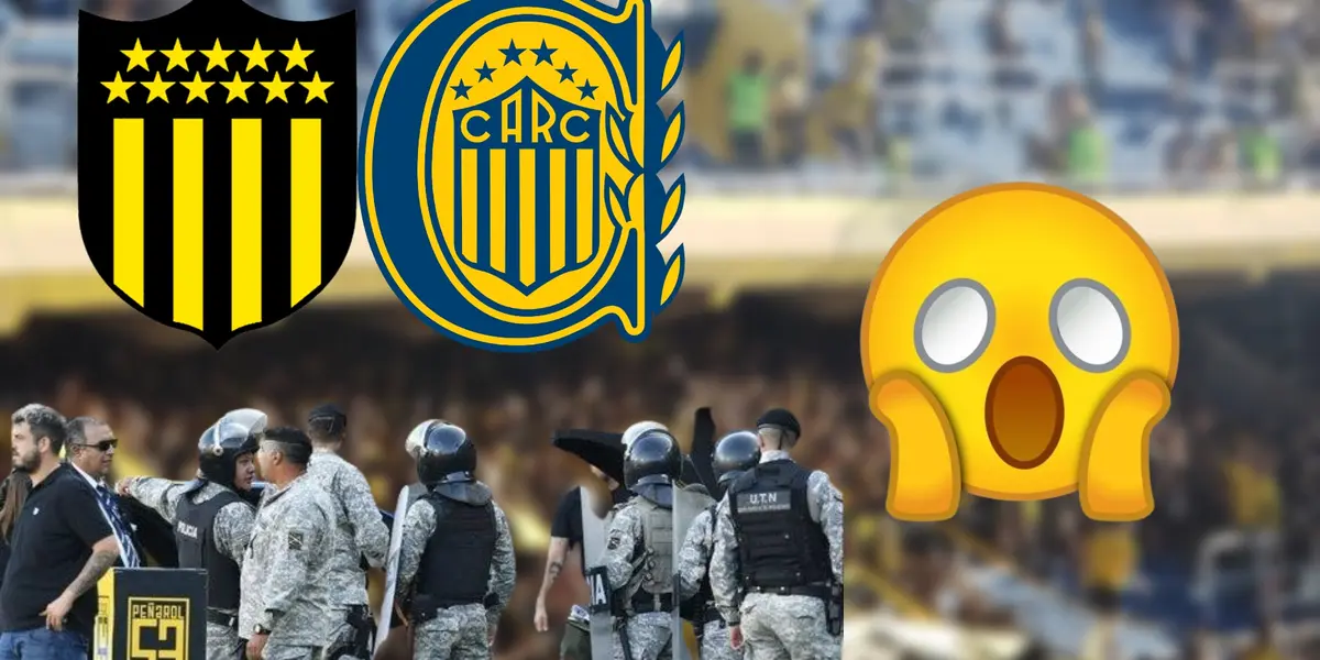El encuentro entre Peñarol y Rosario Central se vio envuelto en varios incidentes entre los hinchas que terminaron con heridos