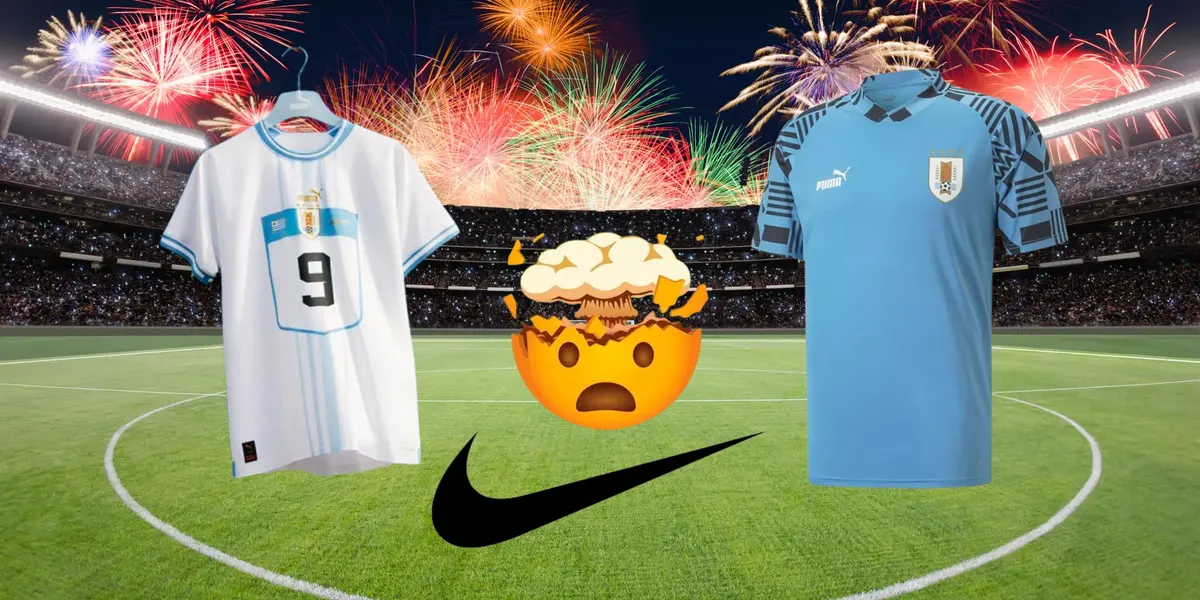 El posible diseño de la camiseta Nike de Uruguay