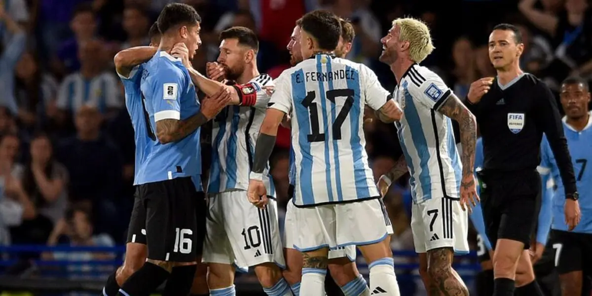 El último partido entre Uruguay y Argentina