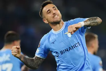 El uruguayo Matías Vecino se vistió de héore en Italia para abrir el marcador en el triunfo final de Lazio