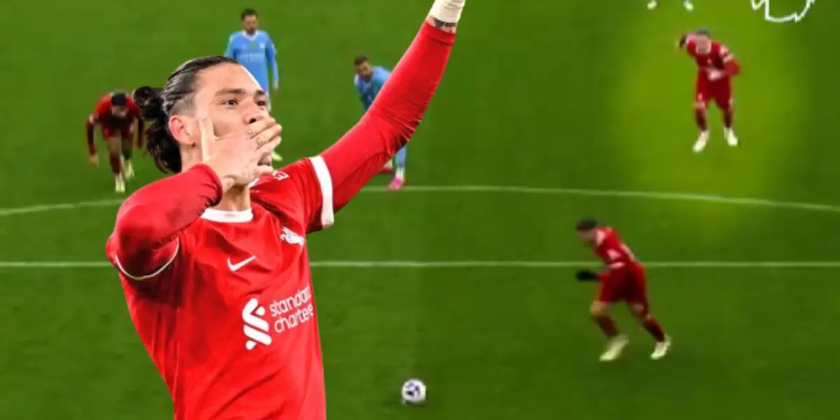 El uruguayo terminó siendo protagonista del gol del empate del Liverpool ante el Manchester City