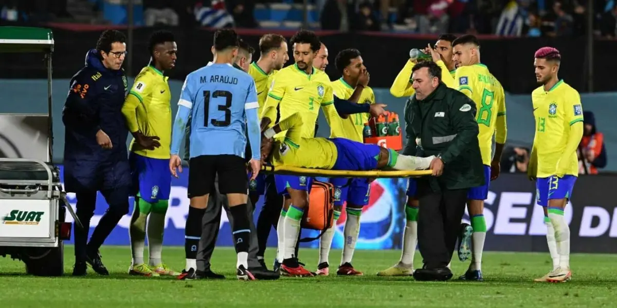 La Selección de Uruguay se mostró preocupada por la lesión de Neymar y hoy se confirmó una mala noticia