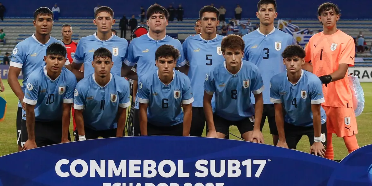 La Selección de Uruguay sub 17