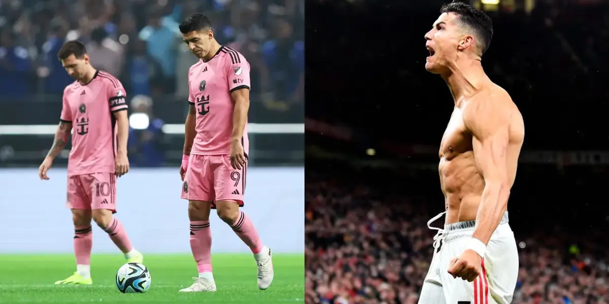 Lionel Messi y Luis Suárez pasan un momento distinto al del portugués