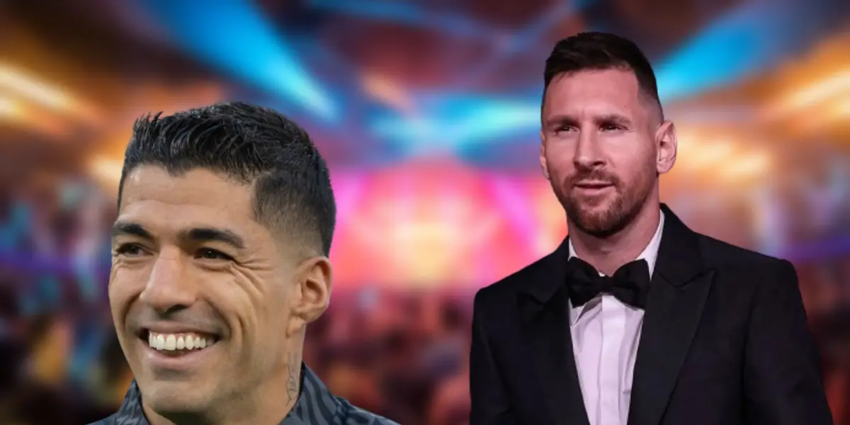 Luis Suárez y Lionel Messi de fiesta