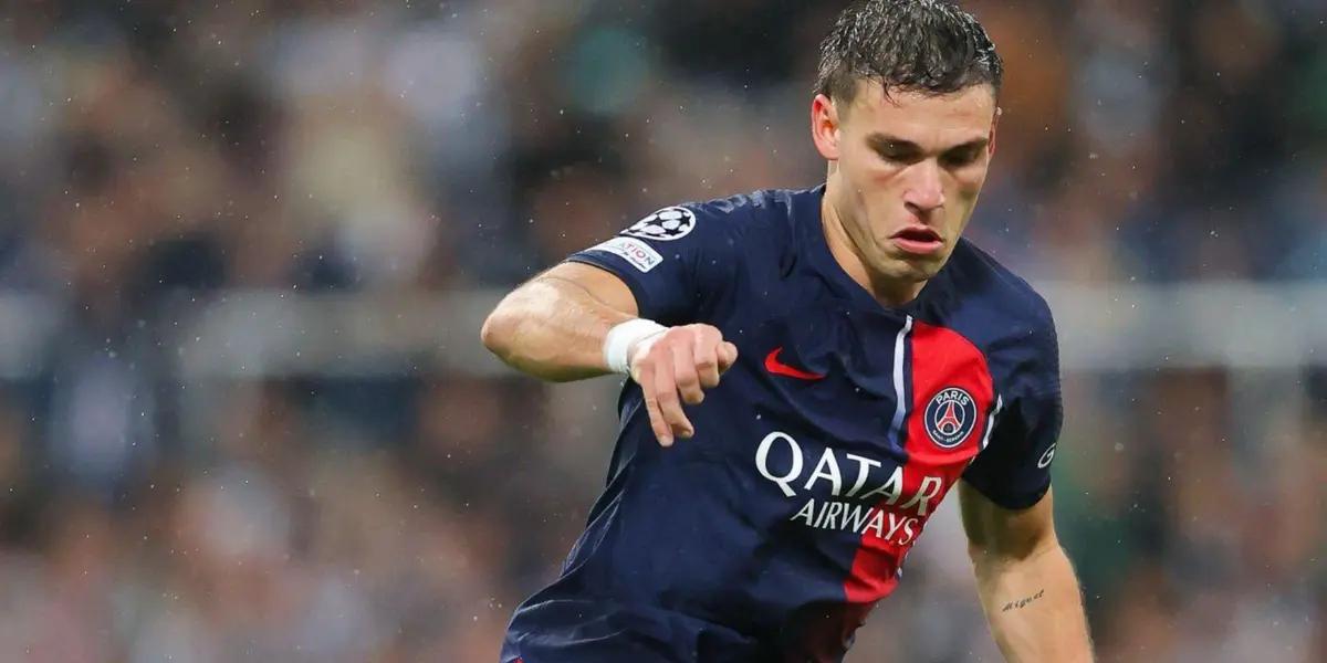 Manuel Ugarte en PSG.