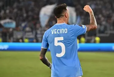 Matías Vecio tuvo acción con la Lazio en Italia, pero el futbolista uruguayo recibió una mala noticia