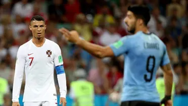 Suárez y Ronaldo en sus selecciones