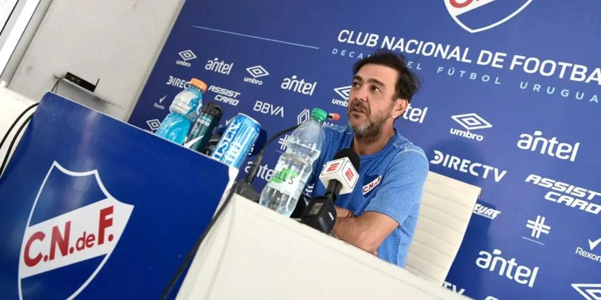 Álvaro Recoba y la complicación que atraviesa al frente de Nacional