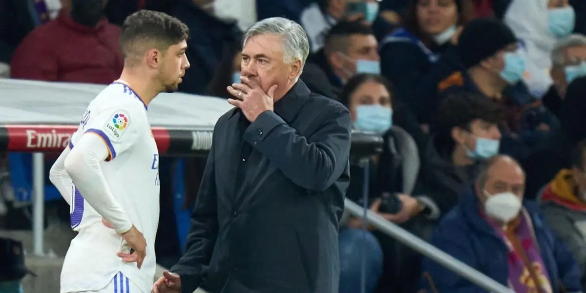 Carlo Ancelotti se vio sorprendido por una particularidad de Federico Valverde en el regreso a los entrenamientos