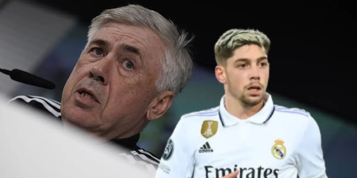 Carlo Ancelotti sorprendió con sus declaraciones en el Real Madrid de Federico Valverde