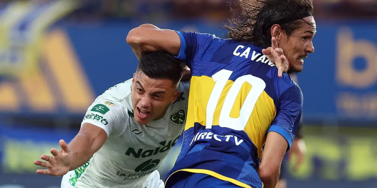 Cavani tuvo un muy opaco partido este pasado jueves ante Sarmiento