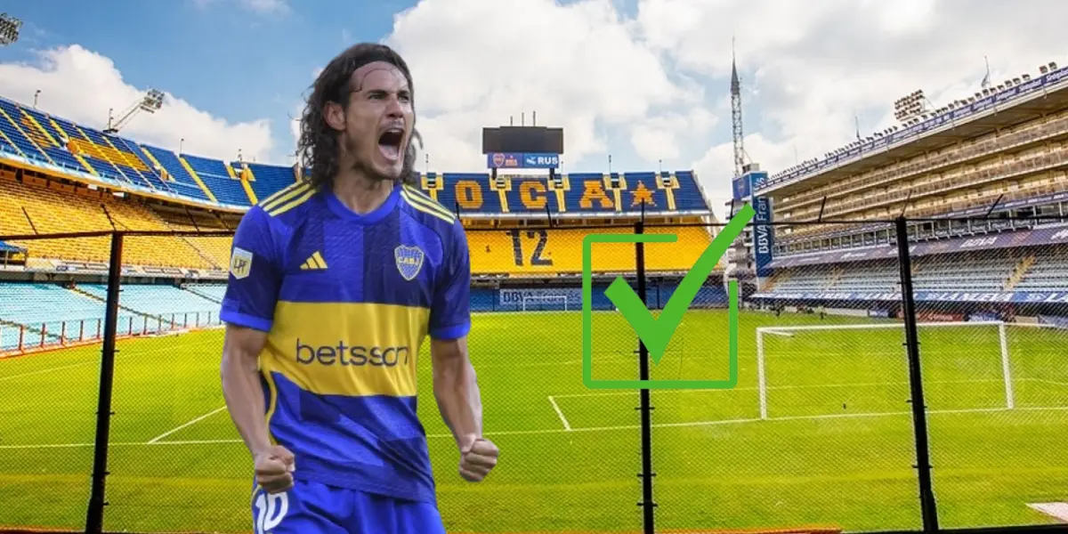 Cavani vuelve a jugar en Boca