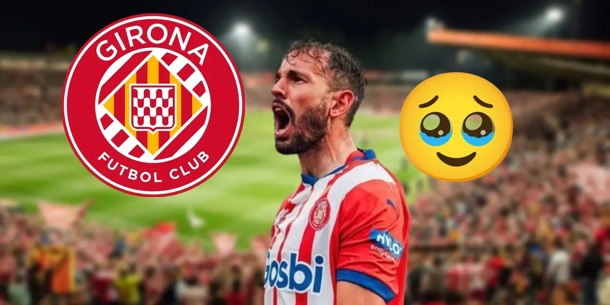 Cristhian Stuani con la camiseta del Girona