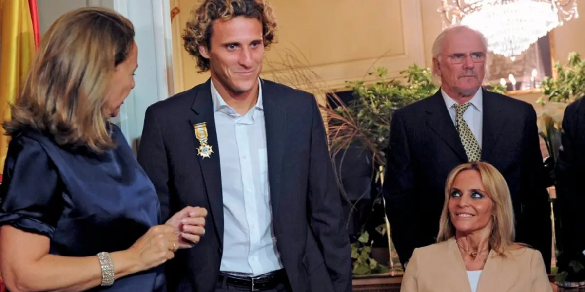 Diego Forlán en un reconocimiento especial