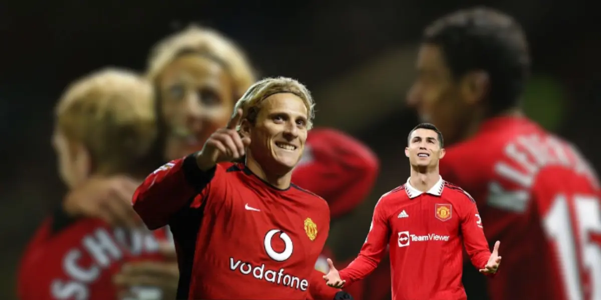 Diego Forlán, ex jugador del Manchester United