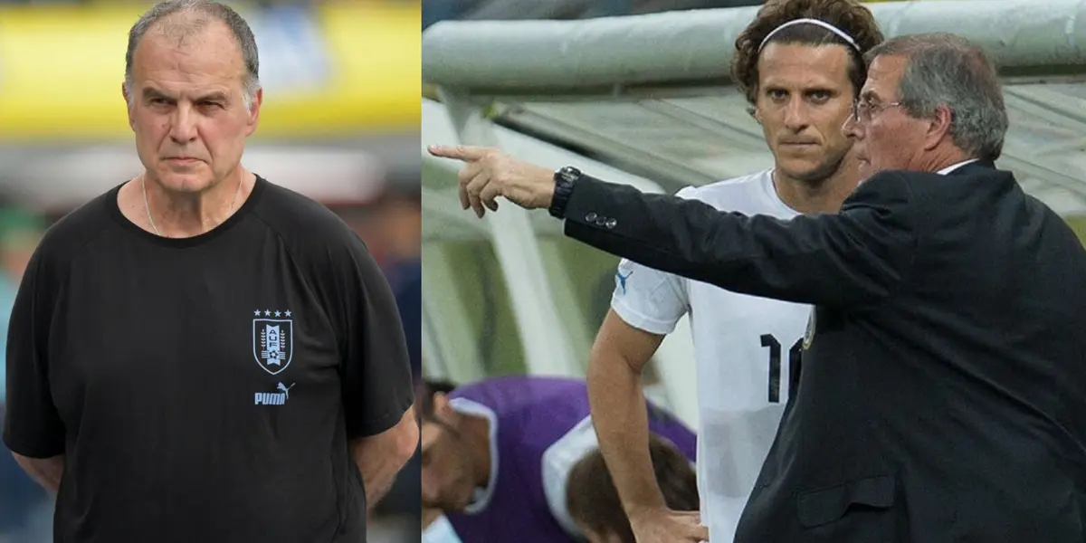 Diego Forlán y la comparación entre Tabárez y Bielsa