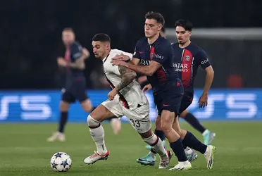 Diego La Torre elogio a Manuel Ugarte en el triunfo del PSG sobre el Milan por la Champions. 