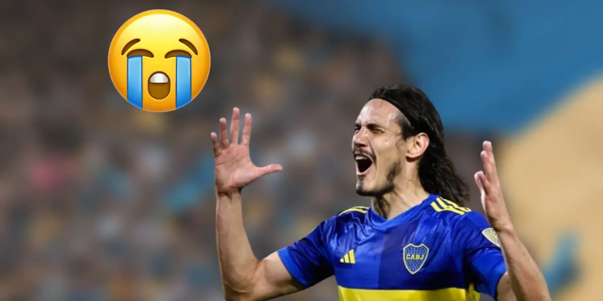 Edinson Cavani atraviesa un gran presente en Boca, pero no todo es color de rosas para el uruguayo