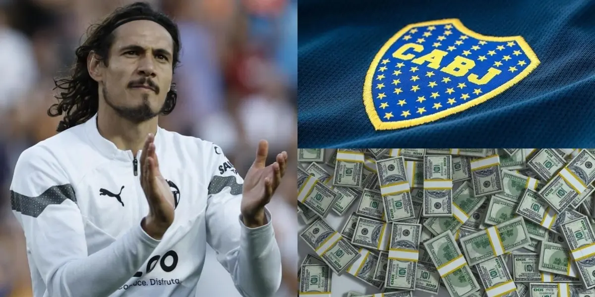 Edinson Cavani desestimó su millonario sueldo en Europa para jugar en el Xeneize