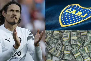 Edinson Cavani desestimó su millonario sueldo en Europa para jugar en el Xeneize