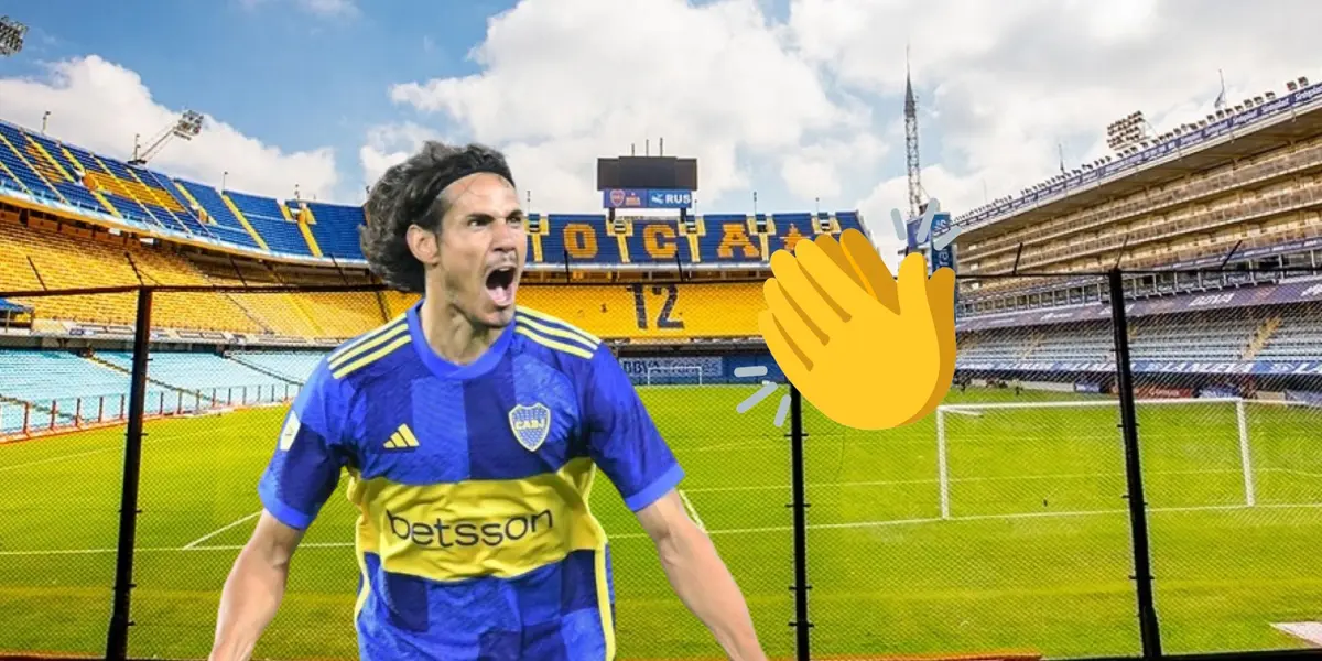 Edinson Cavani en Boca