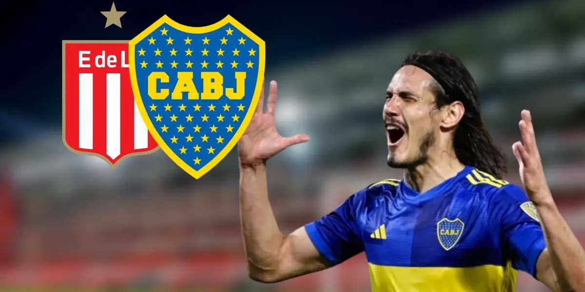 Edinson Cavani estuvo atento a una novedad poco gratificante para Boca Juniors