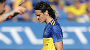 Edinson Cavani sigue sin poder marcar en Boca Juniors y se viene el Superclásico ante River