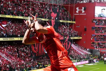 El extremo uruguayo se destacó en el encuentro de hoy del Toluca ante el Club América en la Liga MX