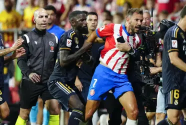 El goleador uruguayo explicó el por qué de su accionar contra el defensor del Real Madrid