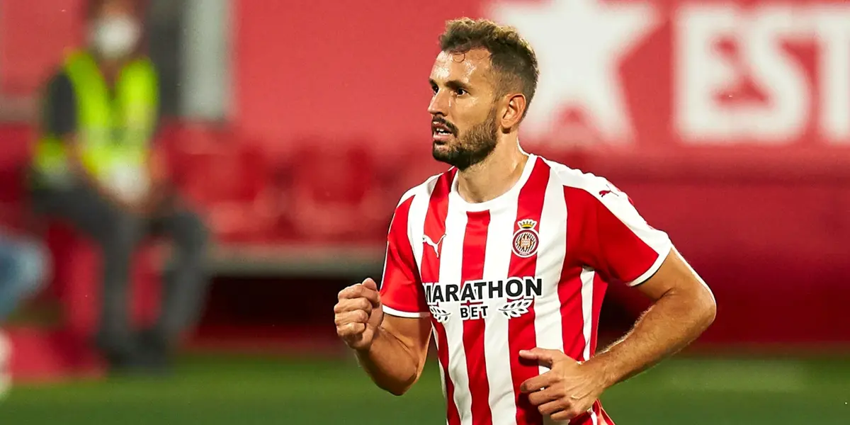 El uruguayo Stuani en el Girona