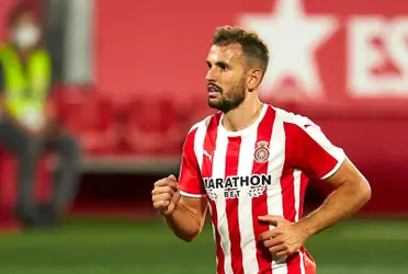 El uruguayo Stuani en el Girona