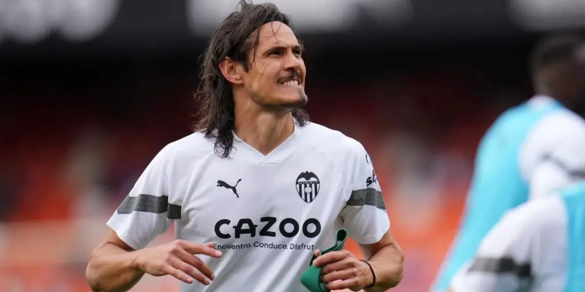 El Valencia anunció de manera oficial la salida de Edinson Cavani