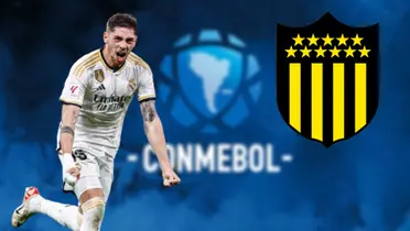 En la CONMEBOL le dedicaron un saludo especial a Federico Valverde y a Peñarol en una jornada particular