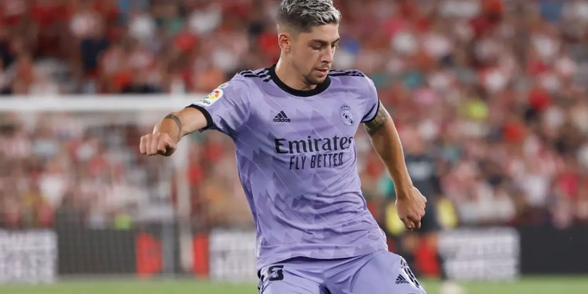 Federico Valverde se volvió a lucir en el partido de ayer ante Valencia