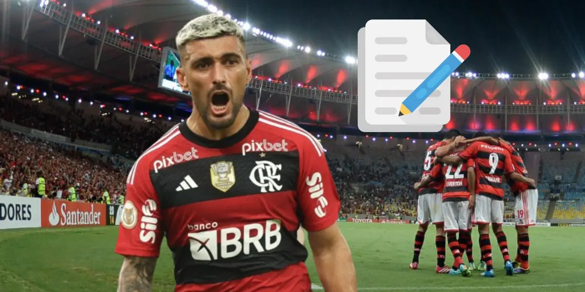 Giorgian de Arrascaeta en el Flamengo