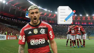 Giorgian de Arrascaeta en el Flamengo