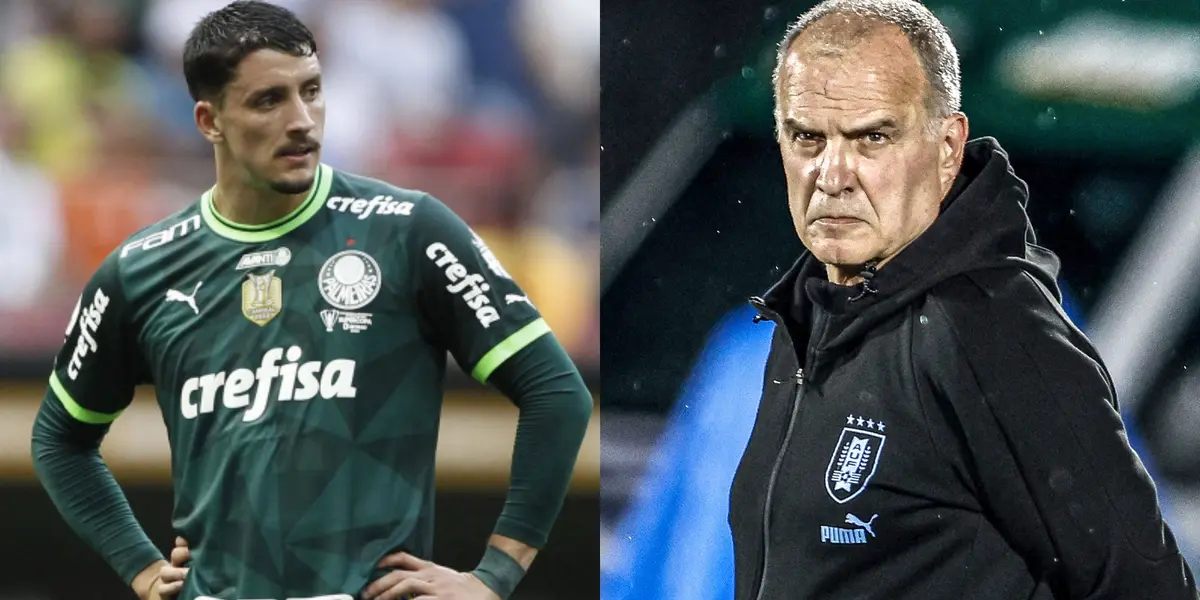 Joaquín Piquerez y Marcelo Bielsa