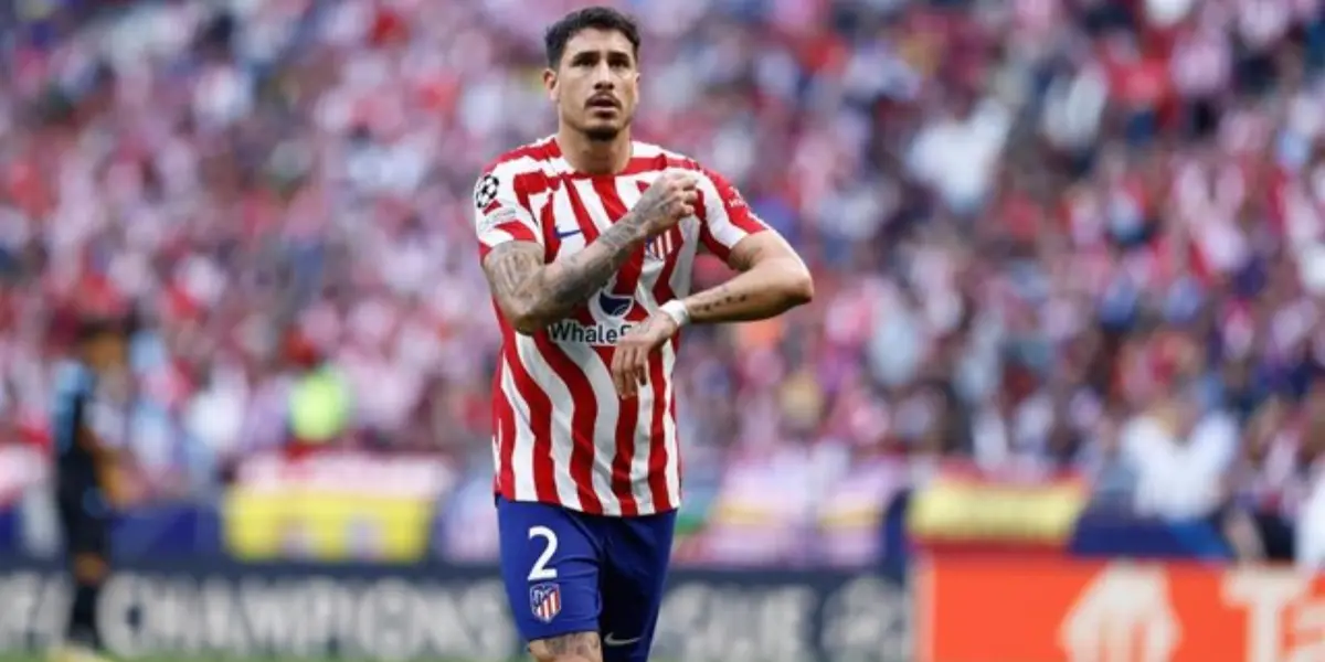 José María Giménez en el Atlético Madrid de España