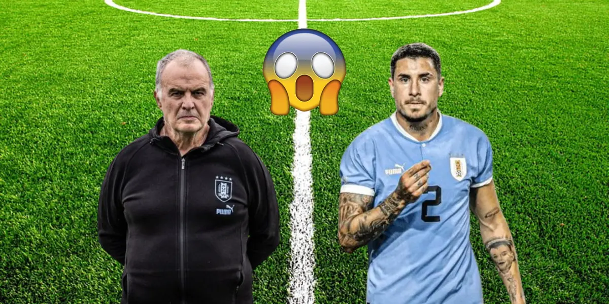 José María Giménez y Marcelo Bielsa en Uruguay