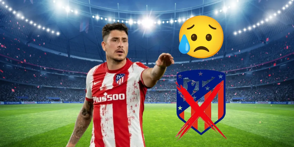 Josema Giménez con la camiseta del Atlético de Madrid post eliminación en Champions