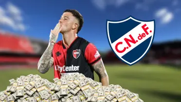 Juan Ignacio Ramírez con la camiseta de Newell's Old Boys