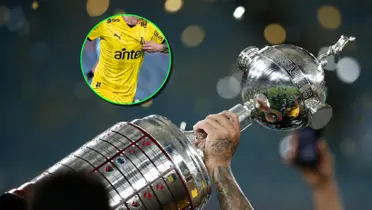 La Copa Libertadores y un jugador de Peñarol.