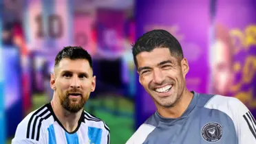 Lionel Messi en la Selección Argentina y Luis Suárez con la camiseta del Inter Miami