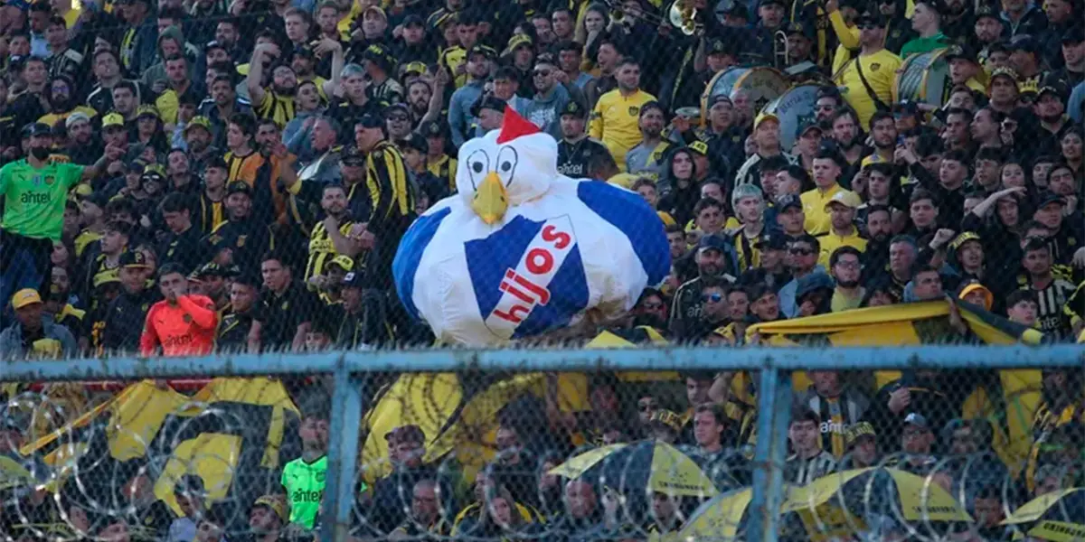 Los hinchas de Peñarol y la cargada a Nacional